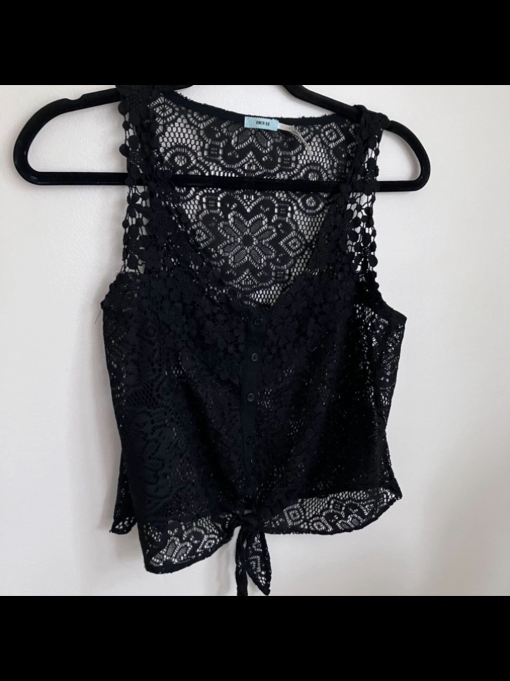 Women’s Kimchi Blue Lace Crochet Style Top